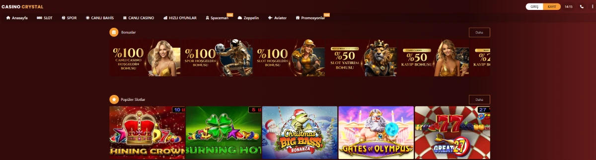 CasinoCrystal uygun bonuslar